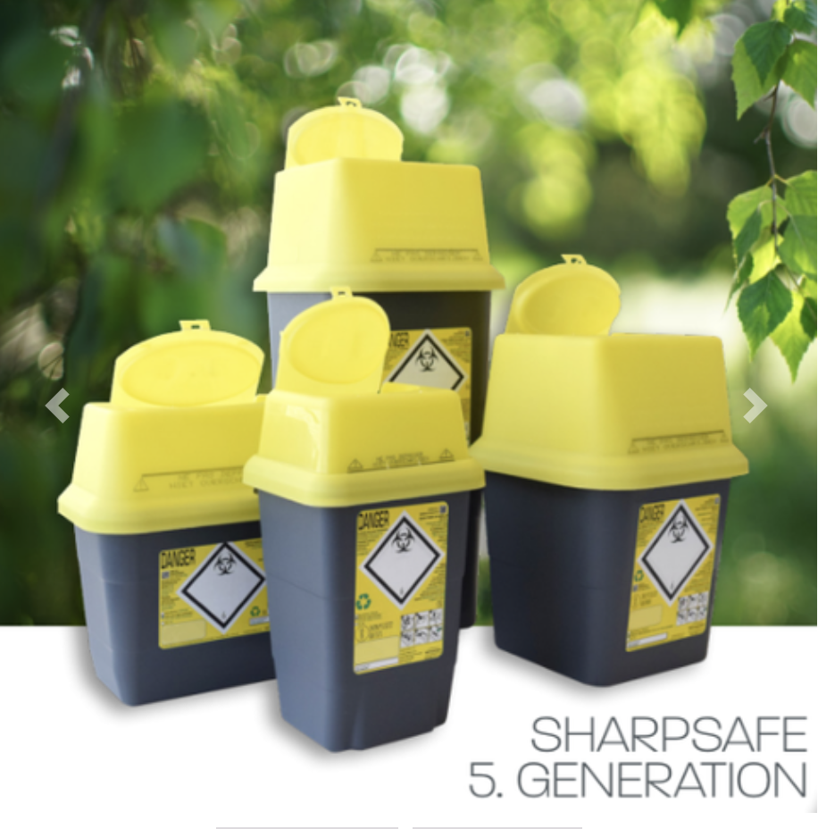 Sharpsafe Sharps Bins Yellow